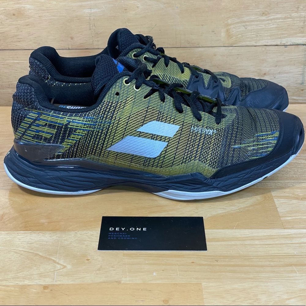 Babolat Jet Mach II Yellow Black Tennis Sneaker